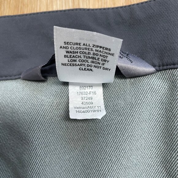 REI PANTS HIKING OUTDOOR STRETCH ZIP POCKETS GRAY MENS SIZE 40 ADJUSTABLE WAIST - Picture 7 of 12